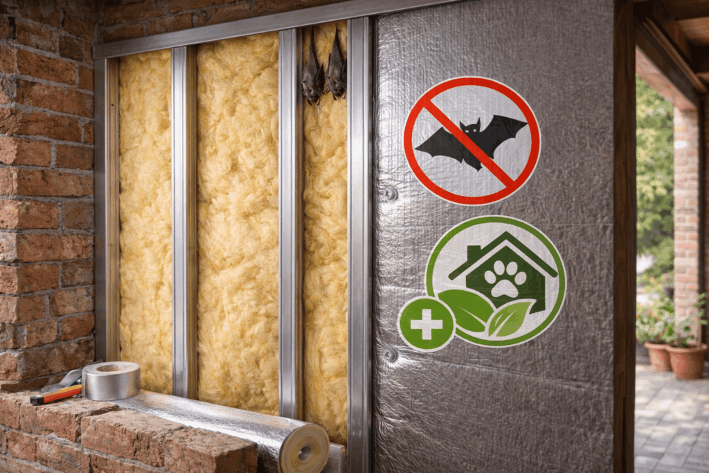 Spouwmuurisolatie en vleermuizen