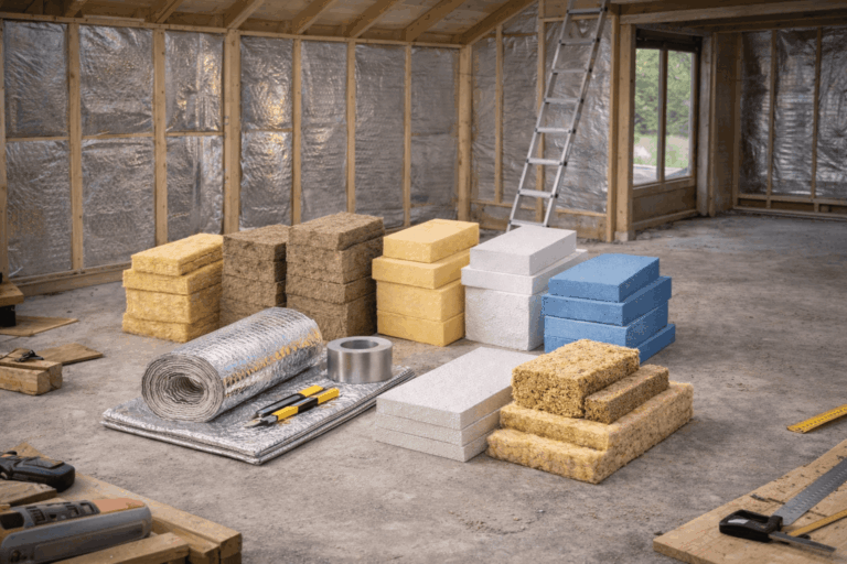 Isolatiematerialen vergelijken