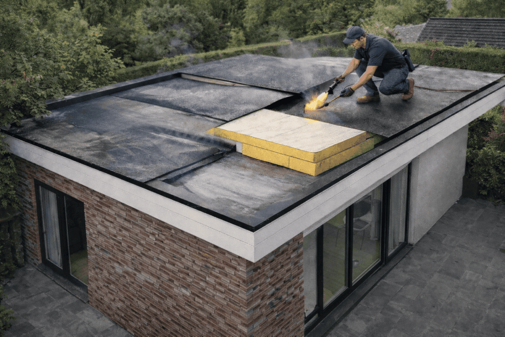 PIR isolatie plat dak