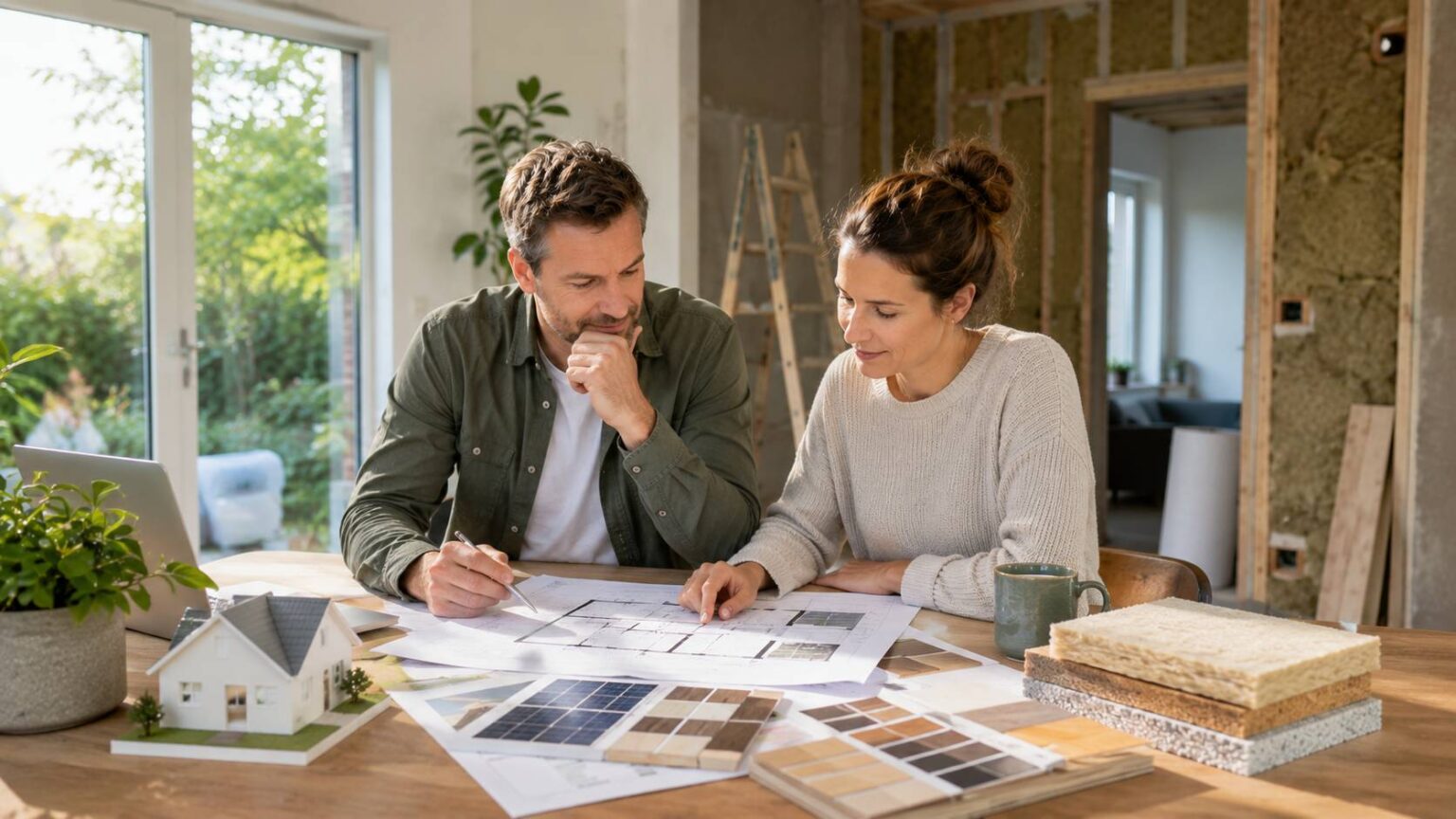 Duurzame verbouwing plannen. budget tuinrenovatie